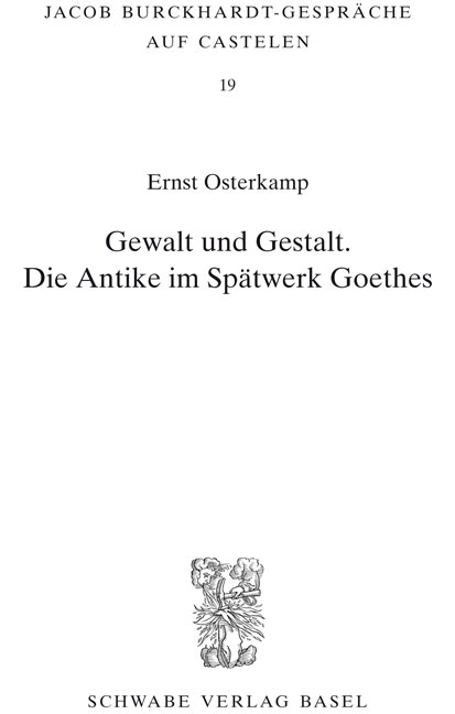 Gewalt und Gestalt - Ernst Osterkamp