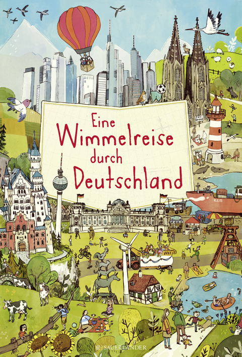 Eine Wimmelreise durch Deutschland - Brigitte Hoffmann