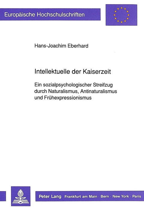 Intellektuelle der Kaiserzeit - Hans-Joachim Eberhard