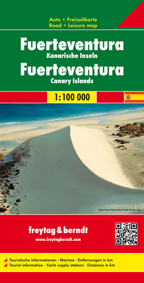 Fuerteventura - Kanarische Inseln, Autokarte 1:100.000 - 