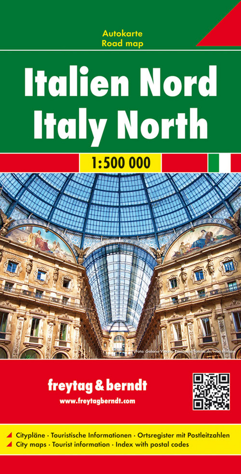 Italien Nord, Autokarte 1:500.000 - 