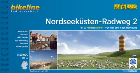 Nordseeküsten-Radweg. 1:75000 / Nordseeküsten-Radweg 2 - 