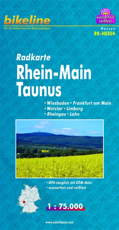 Radkarte Rhein-Main-Taunus (RK-HES04) - 