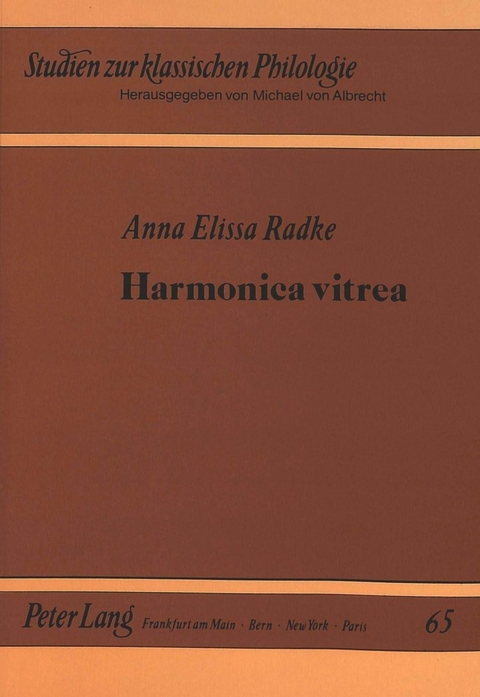 Harmonica Vitrea - Anna Elissa Radke