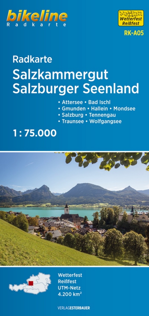 Radkarte Salzkammergut - Salzburger Seenland (RK-A05) - 