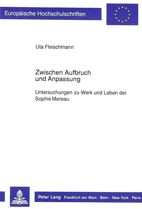 Zwischen Aufbruch und Anpassung - Uta Fleischmann