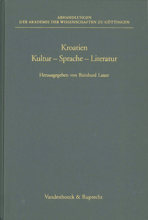 Kroatien. Kultur – Sprache – Literatur - 