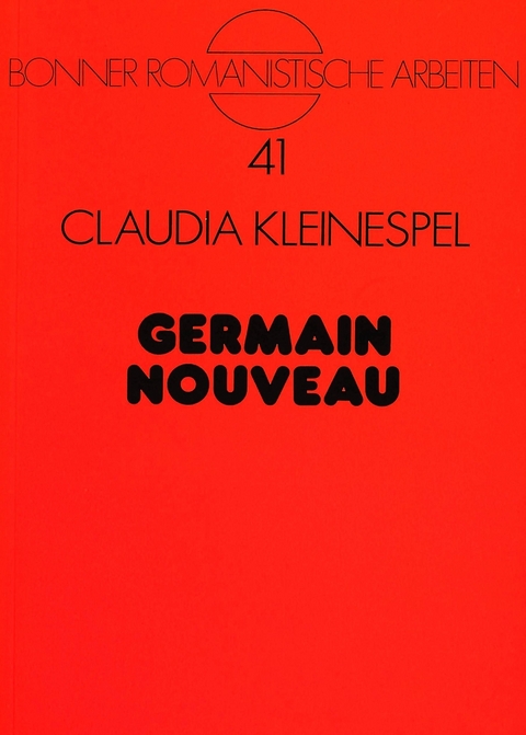 Germain Nouveau - Claudia Kleinespel