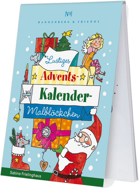 Lustiges Adventskalender Malblöckchen - Sabine Frielinghaus