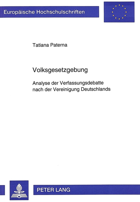 Volksgesetzgebung - Tatiana Paterna