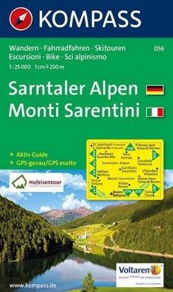 KOMPASS Wanderkarte Sarntaler Alpen, Monti Sarentini - 