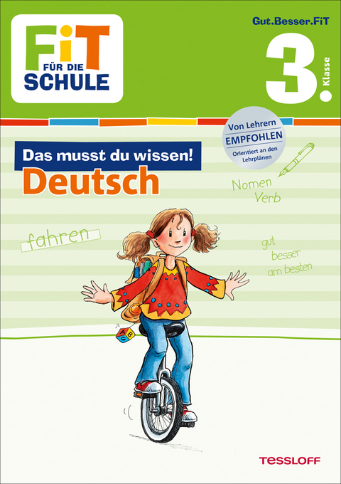 FiT FÜR DIE SCHULE: Das musst du wissen! Deutsch 3. Klasse - Sonja Reichert