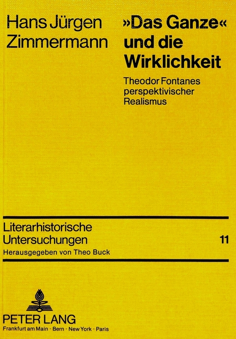 «Das Ganze» und die Wirklichkeit - Hans-Jürgen Zimmermann