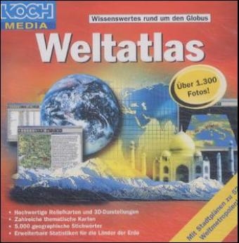 Weltatlas, 1 CD-ROM