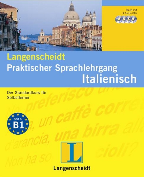 Langenscheidt Praktischer Sprachlehrgang Italienisch - Set mit Lehrbuch und 4 Audio-CDs