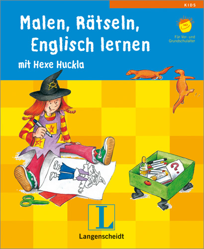 Langenscheidt Malen, Rätseln, Englisch lernen mit Hexe Huckla