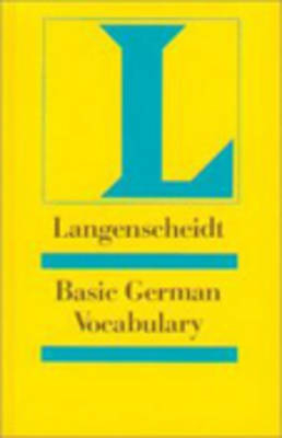 Langenscheidt Grundwortschatz Deutsch - Basic German Vocabulary - Heiko Bock, Redaktion von Langenscheidt