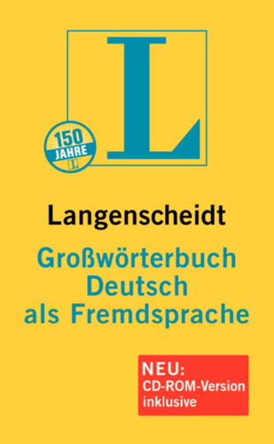 Langenscheidt Grosswörterbuch Deutsch als Fremdsprache - 