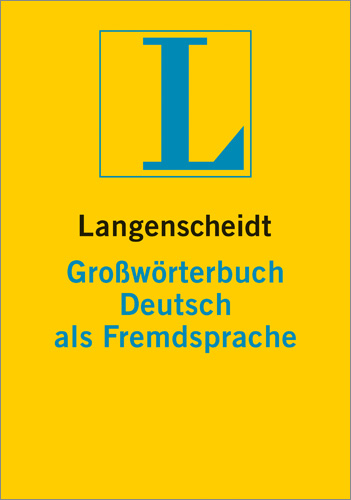 Langenscheidt Großwörterbuch Deutsch als Fremdsprache - Buch (Hardcover) + CD-ROM - 