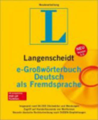 Langenscheidts Grossworterbuch Deutsch Als Fremdsprache