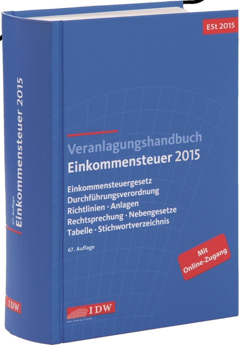 Veranlagungshandbuch Einkommensteuer 2015 - 