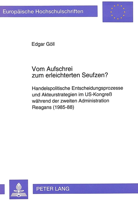 Vom Aufschrei zum erleichterten Seufzen? - Edgar Göll