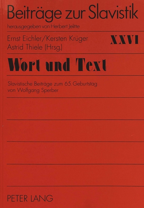 Wort und Text - 