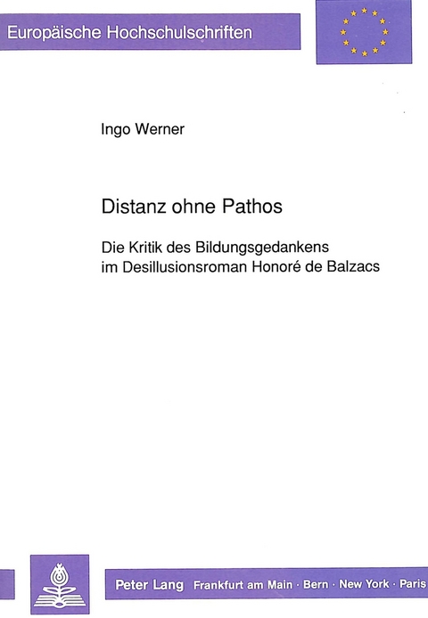 Distanz ohne Pathos - Ingo Werner