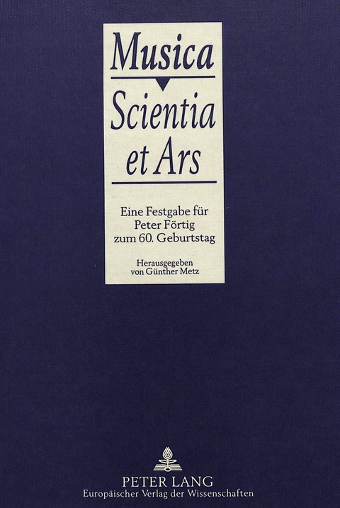 Musica - Scientia et Ars - 