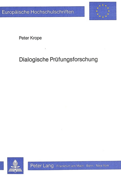 Dialogische Prüfungsforschung - Peter Krope