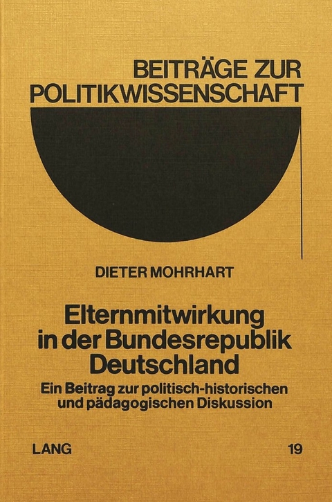 Elternmitwirkung in der Bundesrepublik Deutschland