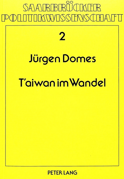 T'aiwan im Wandel