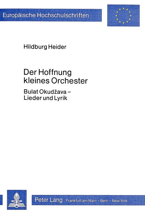 Der Hoffnung kleines Orchester