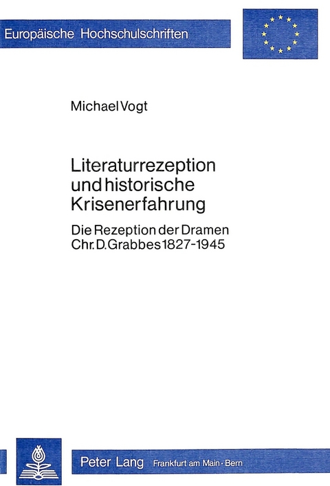 Literaturrezeption und historische Krisenerfahrung - Michael Vogt