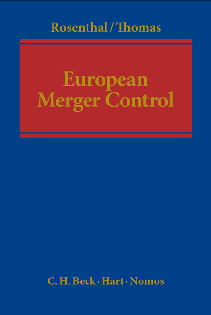 European Merger Control - Michael Rosenthal, Stefan Thomas