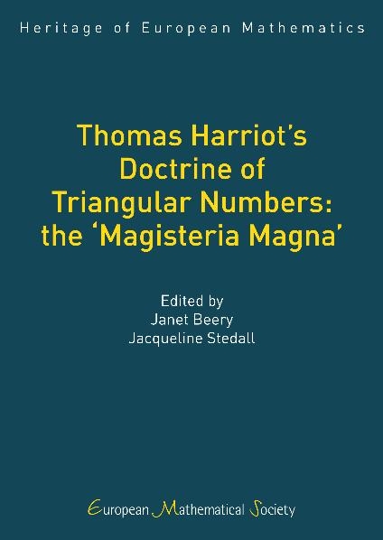 Thomas Harriot’s Doctrine of Triangular Numbers: the ‘Magisteria Magna’ - 