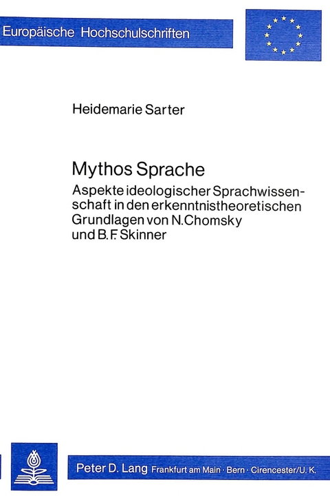 Mythos Sprache - Heidemarie Sarter