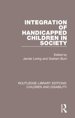 Integration of Handicapped Children in Society - 