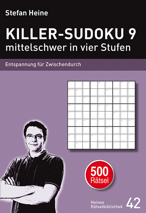 KILLER-SUDOKU 9 - mittelschwer in vier Stufen - 