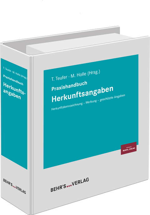 Herkunftsangaben - Madeleine Altenhein, Dr. Andreas Kiontke, Caspar von der Crone, Dr. Matthias Keller, Dr. Axel Preuß, Dr. Kirstin Schneehagen, Dr. Johannes Hielscher, Dr. Daniel Kadow, Hildegard Schöllmann