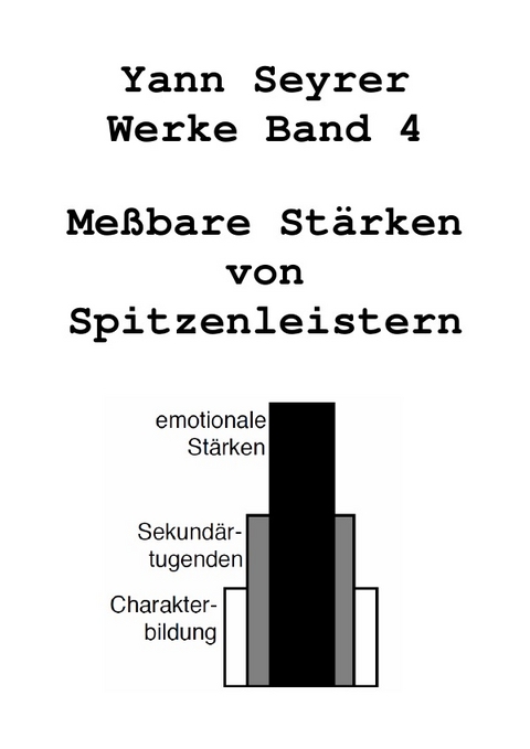 Gesammelte Werke / Werke Band 4, Meßbare Stärken von Spitzenleistern - Yann Seyrer