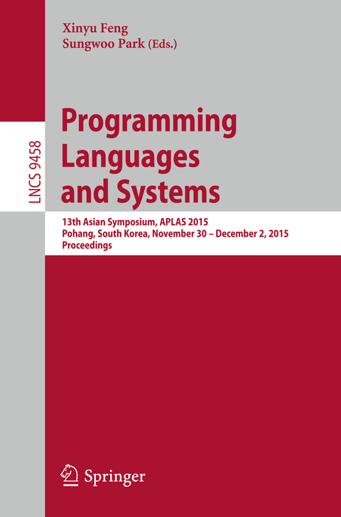 Programming Languages and Systems - 