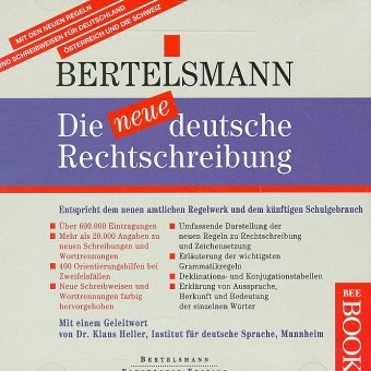 (Bertelsmann) Die neue deutsche Rechtschreibung, 1 CD-ROM - 