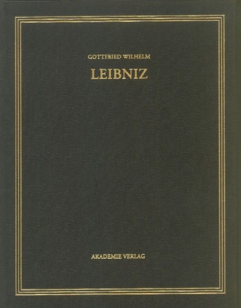 Gottfried Wilhelm Leibniz: Sämtliche Schriften und Briefe. Mathematische Schriften / 1672-1676. Differenzen, Folgen, Reihen - 