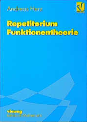 Repetitorium Funktionentheorie - Andreas Herz, Martin Unter Mitarb. v. Schalk