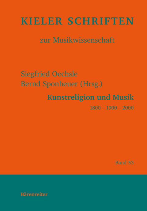 Kunstreligion und Musik 1800 - 1900 - 2000 - 