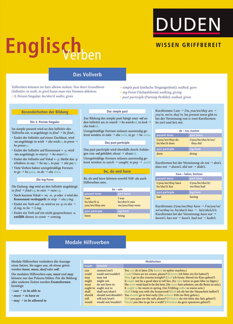 Duden - Wissen griffbereit - Englisch: Verben