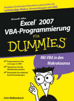 Excel 2007 VBA-Programmierung für Dummies - John Walkenbach