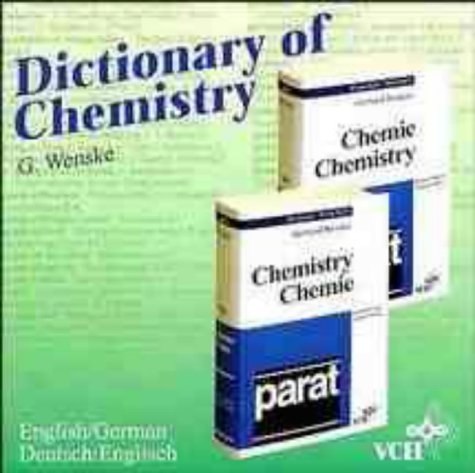 Dictionary of Chemistry - Set. Deutsch-Englisch /English-German / Wörterbuch Chemie /Dictionary of Chemistry auf CD-ROM - Gerhard Wenske