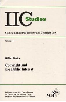 Copyright and the Public Interest - Gillian Davies